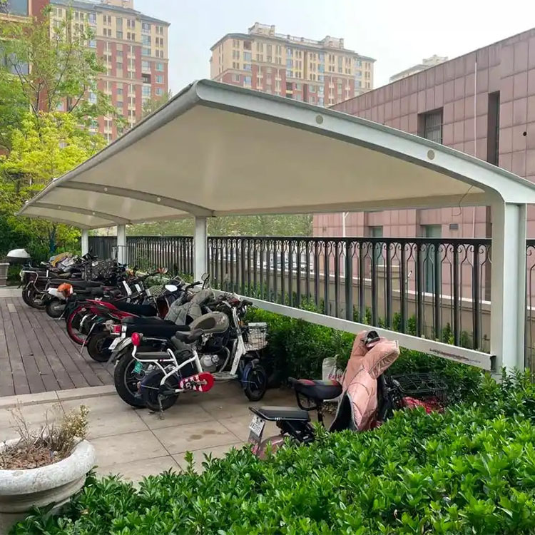 蔚县膜结构电动车棚